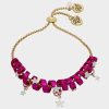 BETSEYS HOLIDAY COIL BRACELET PINK - JEWELRY - Betsey Johnson