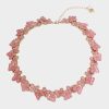 SWEETHEART SWOON BUTTERFLY COLLAR PINK - JEWELRY - Betsey Johnson