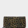 SOFT RHINESTONE CLUTCH LEOPARD - HANDBAGS - Betsey Johnson