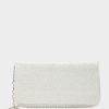 SOFT RHINESTONE CLUTCH PEARL - HANDBAGS - Betsey Johnson