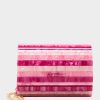 STRIP STRIP HOORAY MICRO CLUTCH PINK - HANDBAGS - Betsey Johnson