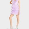 BETSEYS TIERED TULLE DRESS LAVENDER - APPAREL - Betsey Johnson