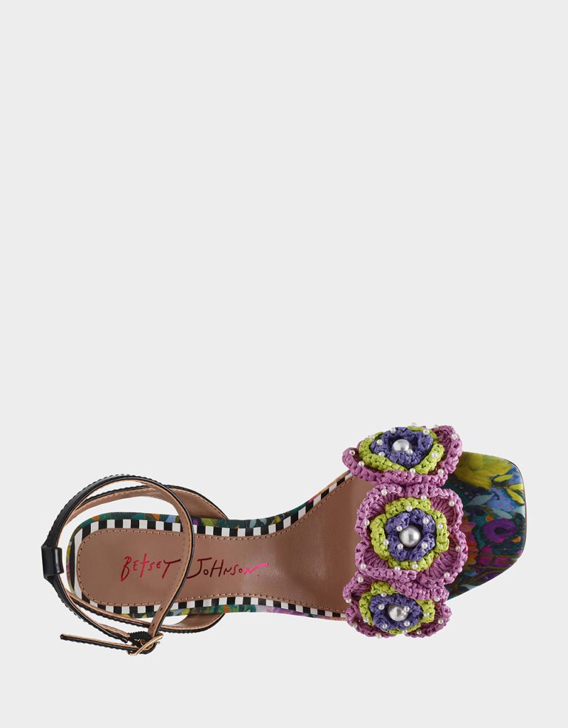 BETSEY JOHNSON SHOES AINSLEYY BRIGHT MULTI TOP