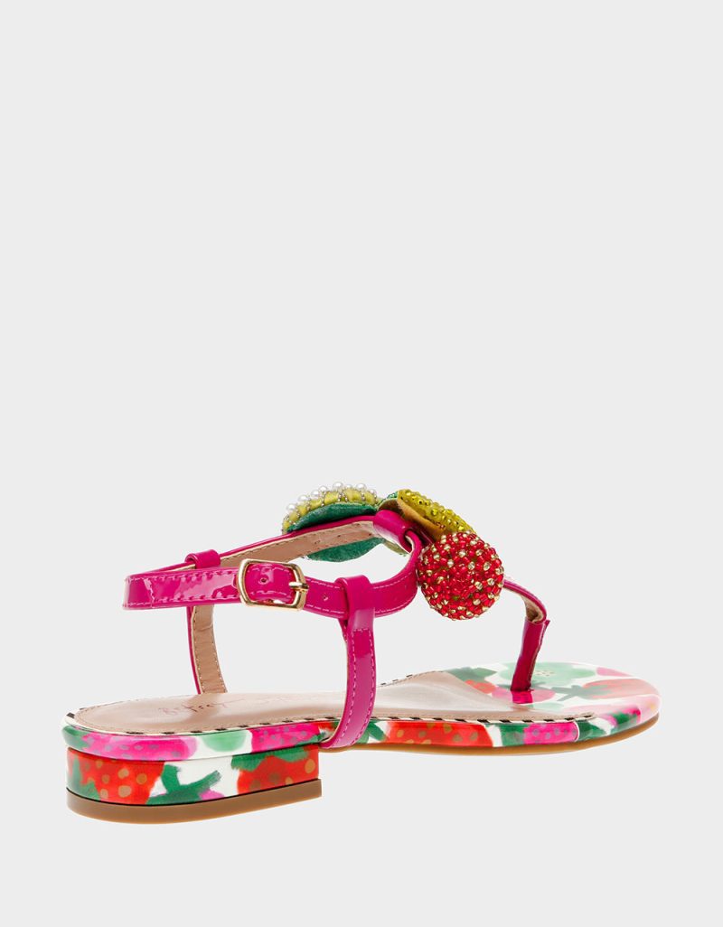 BETSEY JOHNSON SHOES ANISTON BERRY MULTI ALT1