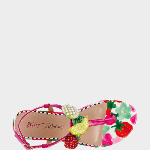 BETSEY JOHNSON SHOES ANISTON BERRY MULTI TOP