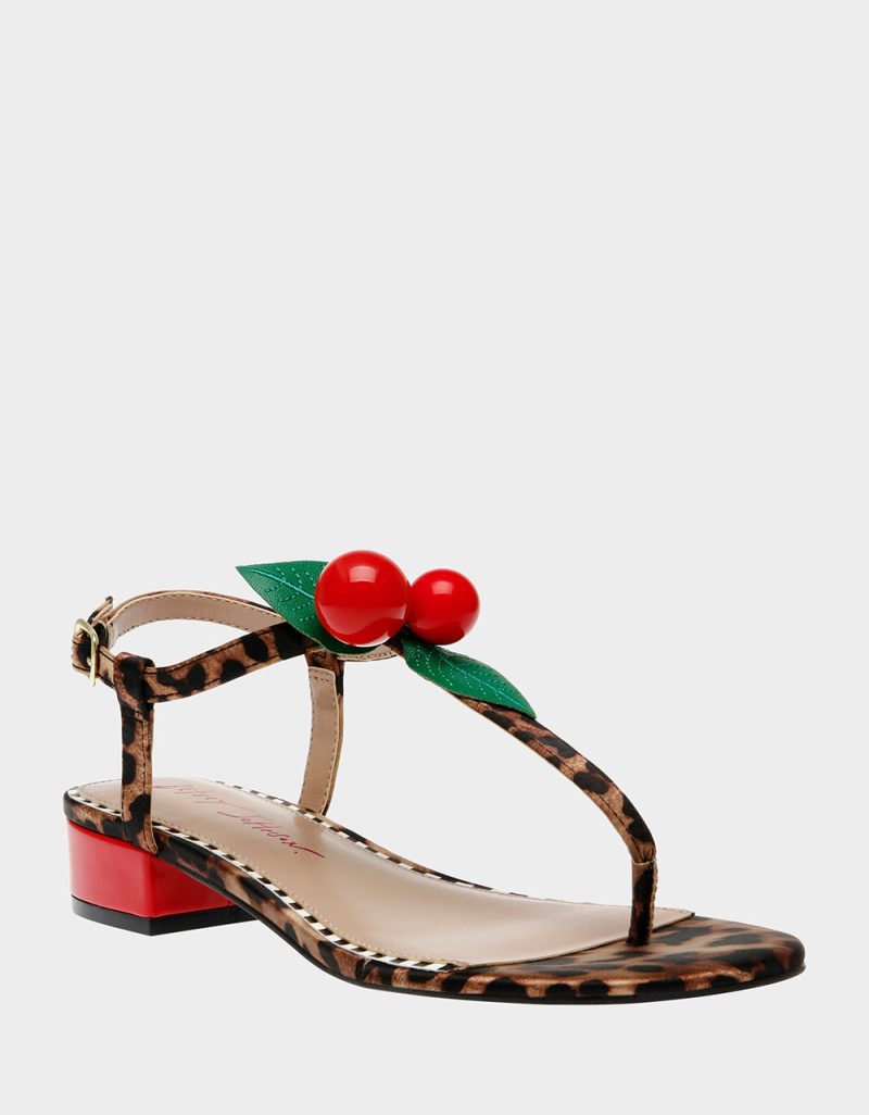 BETSEY JOHNSON SHOES ASBURY LEOPARD