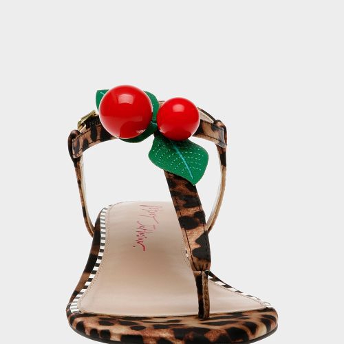 BETSEY JOHNSON SHOES ASBURY LEOPARD FRONT