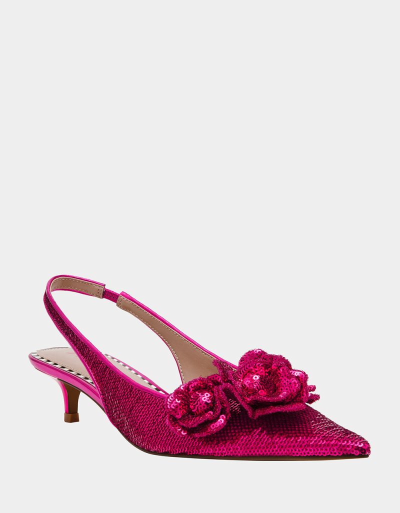 BETSEY JOHNSON SHOES AURORRA FUCHSIA