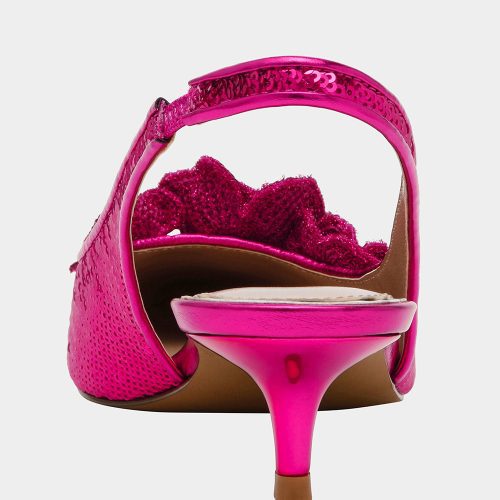 BETSEY JOHNSON SHOES AURORRA FUCHSIA BACK