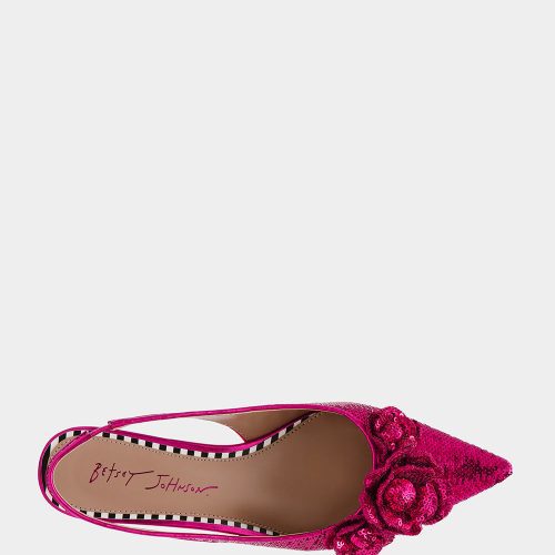 BETSEY JOHNSON SHOES AURORRA FUCHSIA TOP