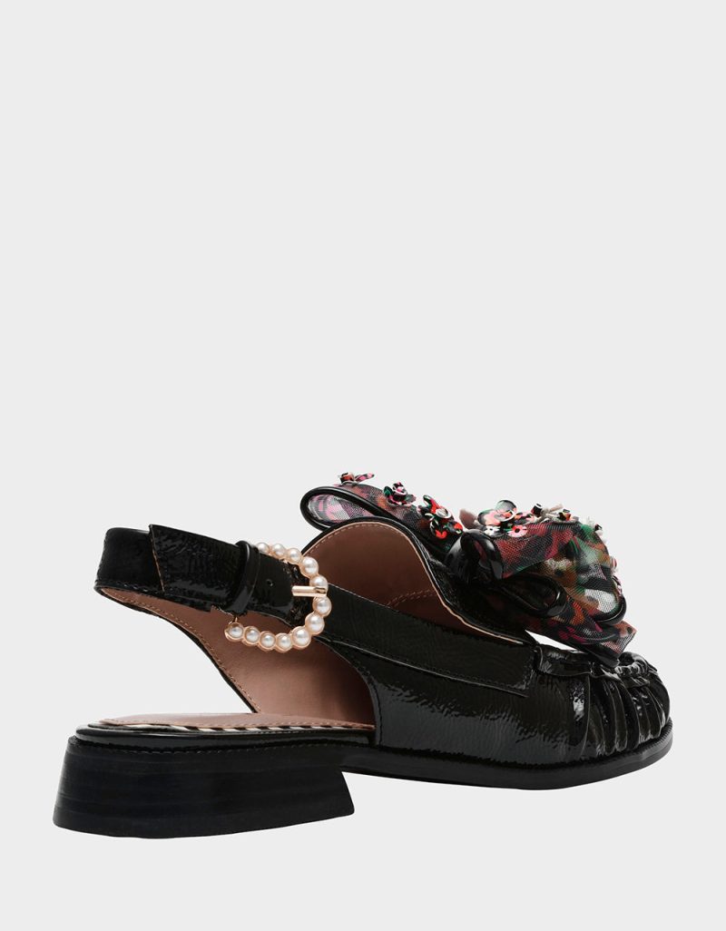 BETSEY JOHNSON SHOES BREYER BLACK MULTI ALT1