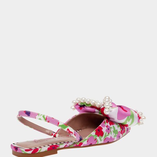 BETSEY JOHNSON SHOES CAMILO WHITE FLOWER ALT1