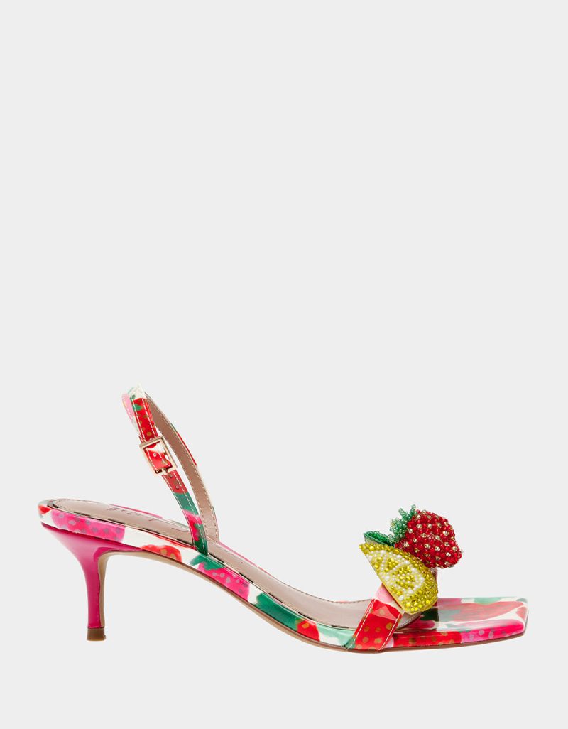 BETSEY JOHNSON SHOES COLSON BERRY MULTI SIDE