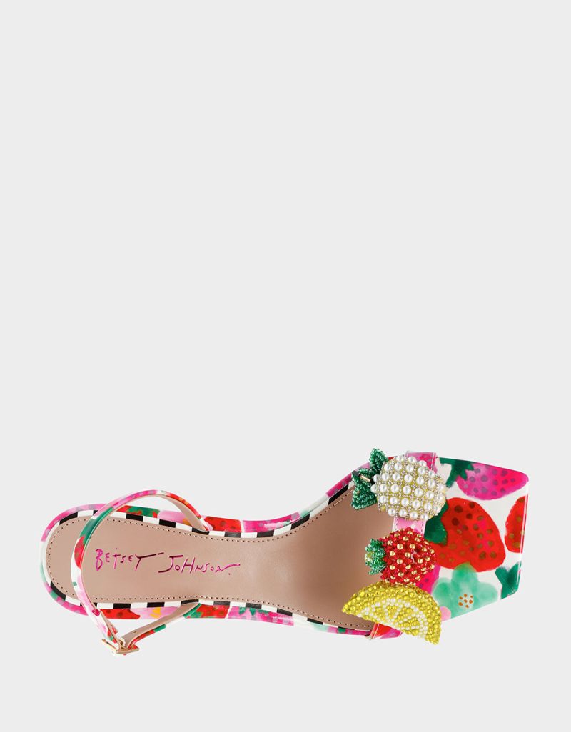 BETSEY JOHNSON SHOES COLSON BERRY MULTI TOP