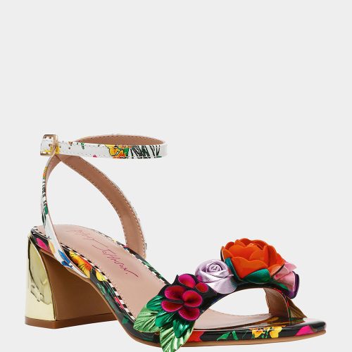 BETSEY JOHNSON SHOES DARCEE BLACK MULTI