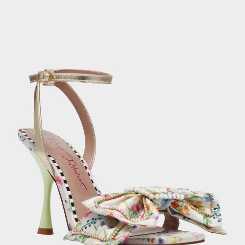 BETSEY JOHNSON SHOES DENLY NAT MULTI GOLD