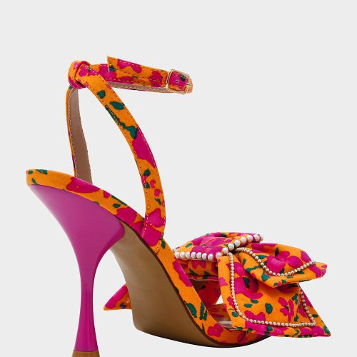 BETSEY JOHNSON SHOES DENLY ORANGE MULTI ALT1