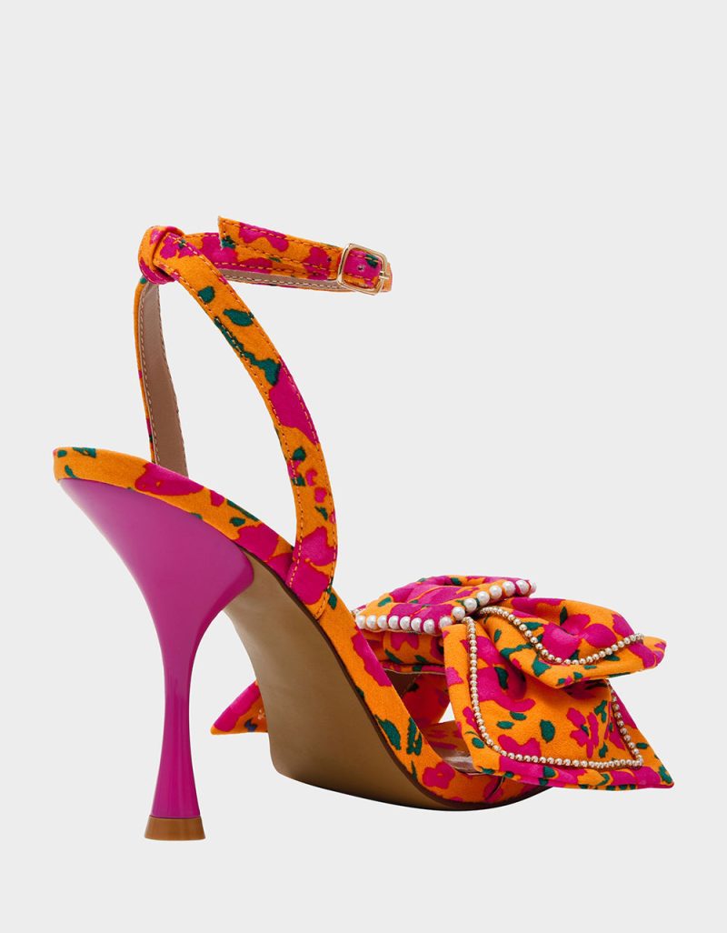 BETSEY JOHNSON SHOES DENLY ORANGE MULTI ALT1