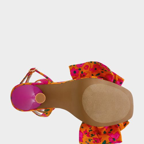 BETSEY JOHNSON SHOES DENLY ORANGE MULTI BOTTOM