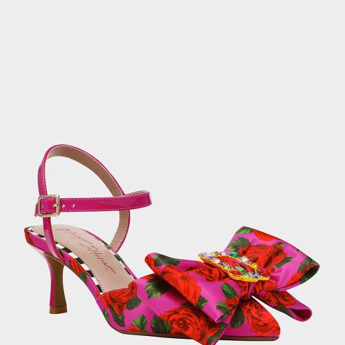 BETSEY JOHNSON SHOES FELIPE FUCHSIA ROSE