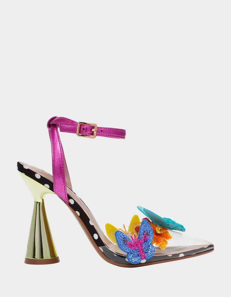 KAMILLA BLACK MULTI - SHOES - Betsey Johnson