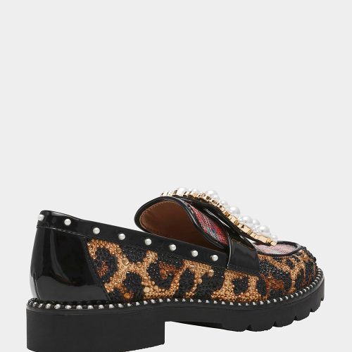 BETSEY JOHNSON SHOES MARLIE LEOPARD MULTI ALT1