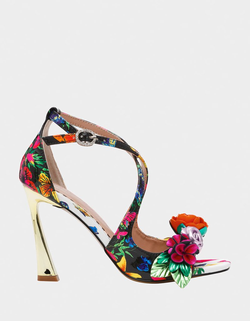 MIKAH BLACK MULTI - SHOES - Betsey Johnson