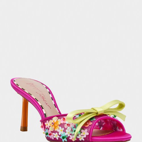 BETSEY JOHNSON SHOES NADDIA FUCHSIA MULTI