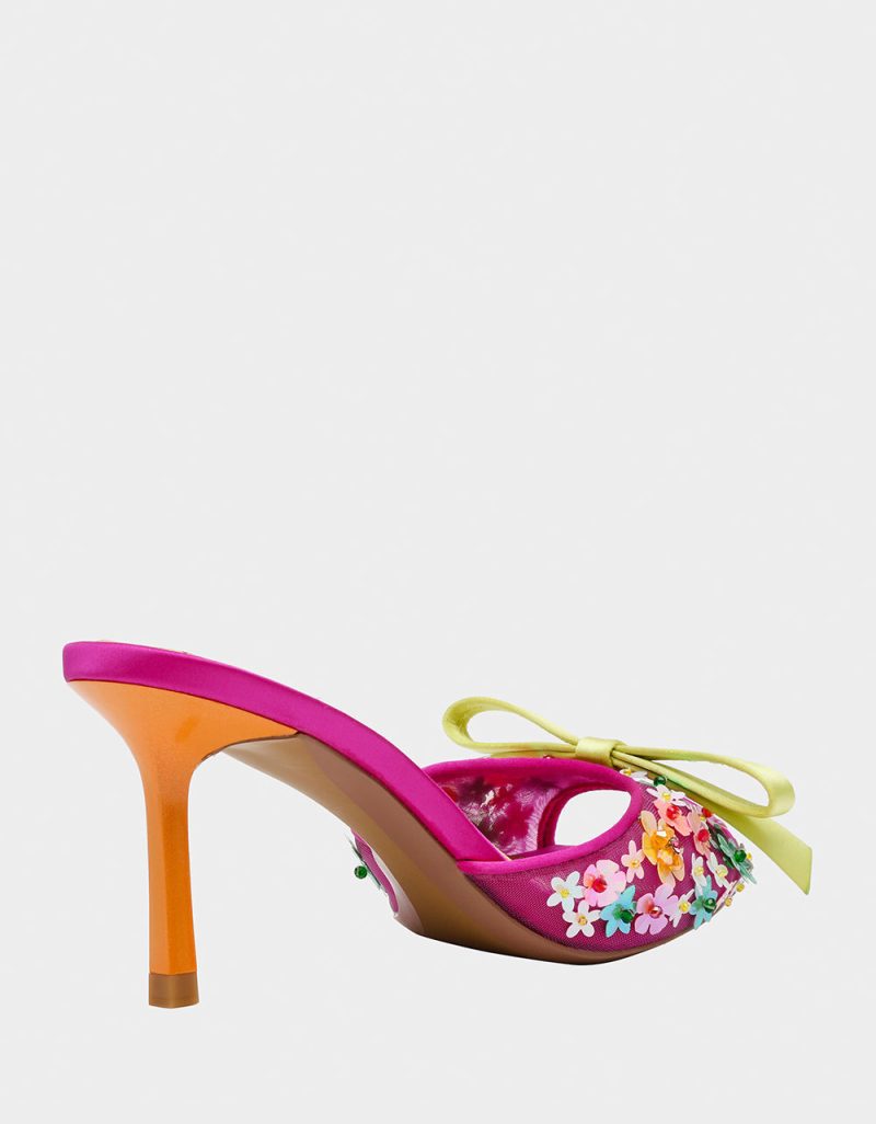 BETSEY JOHNSON SHOES NADDIA FUCHSIA MULTI ALT1