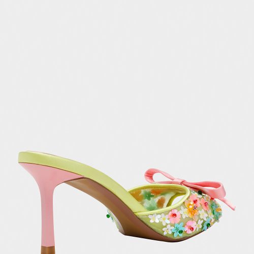 BETSEY JOHNSON SHOES NADDIA LIME MULTI ALT1