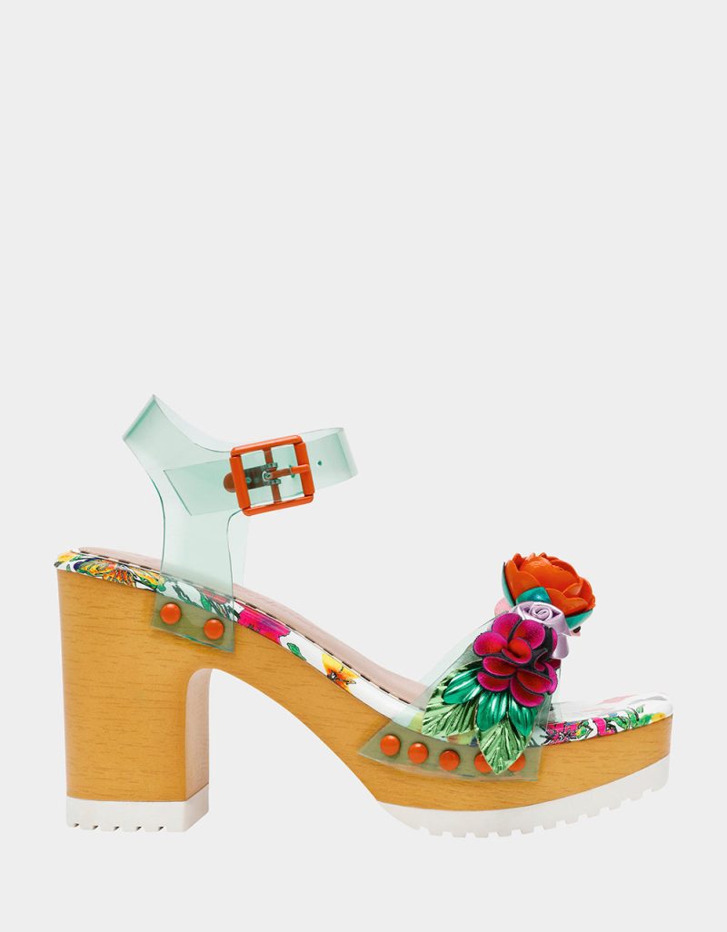 RAYYNA TEAL MULTI - SHOES - Betsey Johnson