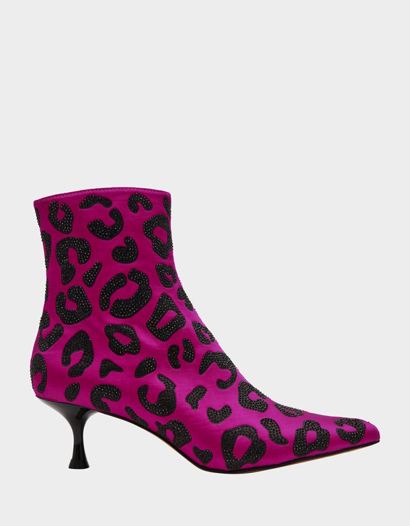 BETSEY JOHNSON SHOES REBECA FUCHSIA SIDE