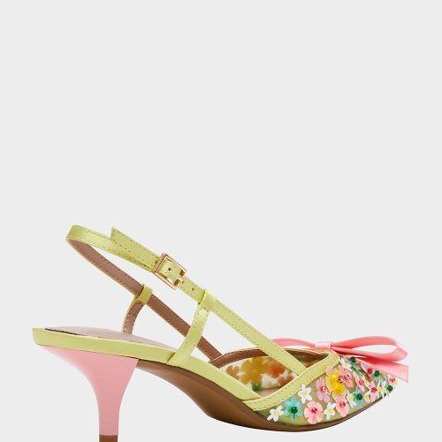 BETSEY JOHNSON SHOES SADYY LIME MULTI ALT1