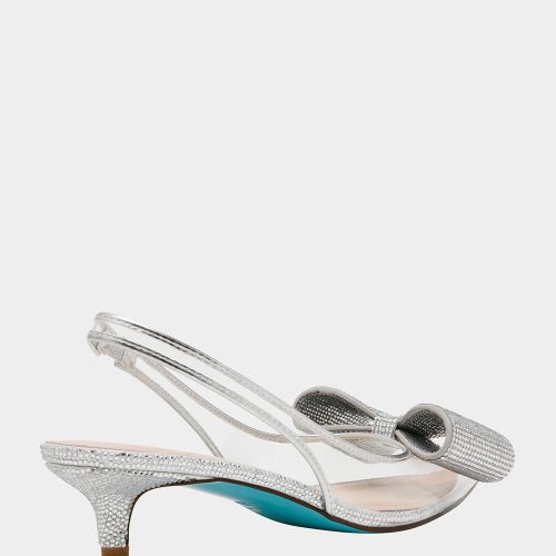 BETSEY JOHNSON SHOES SB ALLI SILVER ALT1