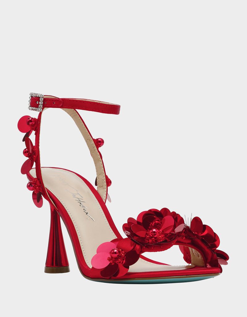 BETSEY JOHNSON SHOES SB ARLO RED