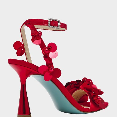 BETSEY JOHNSON SHOES SB ARLO RED ALT1