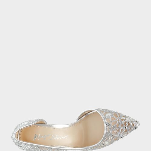 BETSEY JOHNSON SHOES SB CHIC SILVER TOP