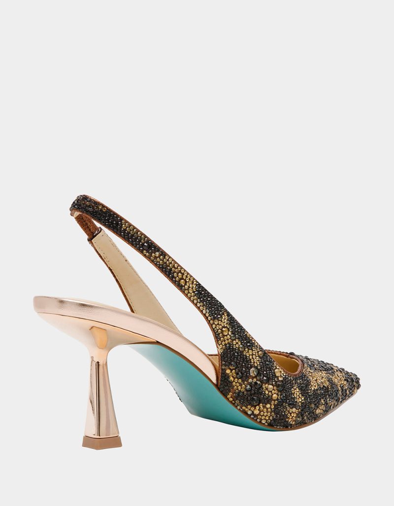 BETSEY JOHNSON SHOES SB CLARK LEOPARD ALT1