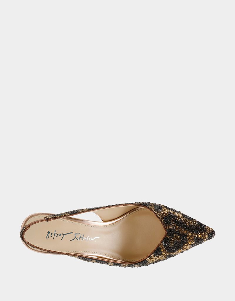 BETSEY JOHNSON SHOES SB CLARK LEOPARD TOP