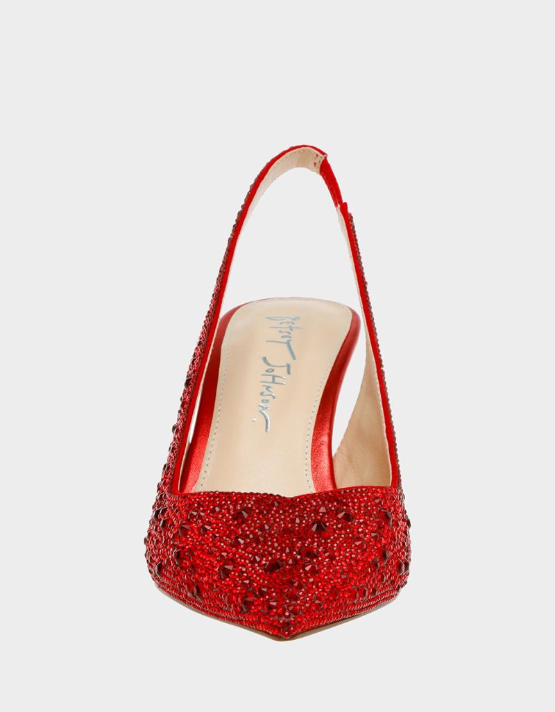 BETSEY JOHNSON SHOES SB CLARK RED FRONT