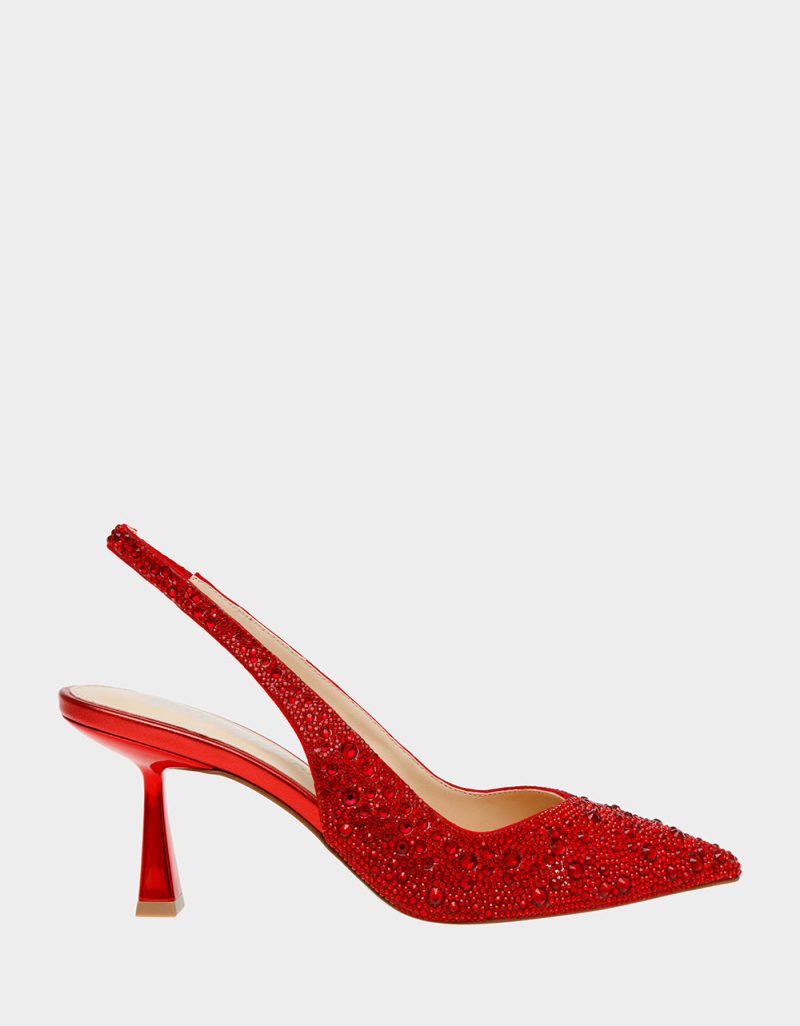 BETSEY JOHNSON SHOES SB CLARK RED SIDE