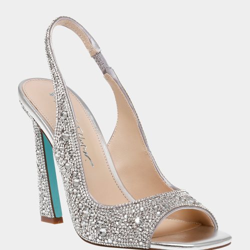 BETSEY JOHNSON SHOES SB MINA SILVER