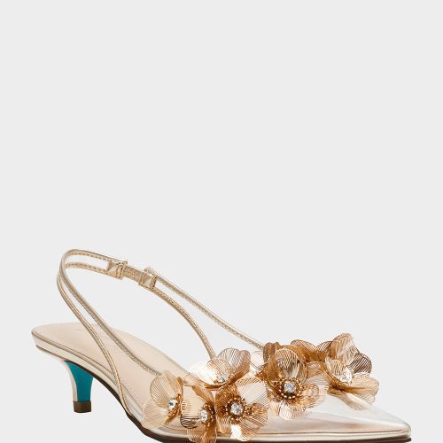 BETSEY JOHNSON SHOES SB ROBIN GOLD