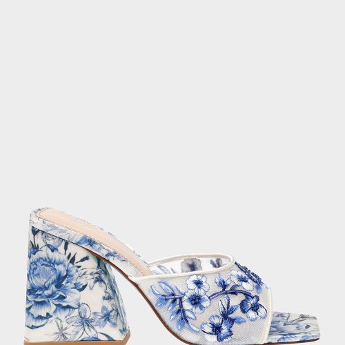 ROO BLUE FLORAL - SHOES - Betsey Johnson