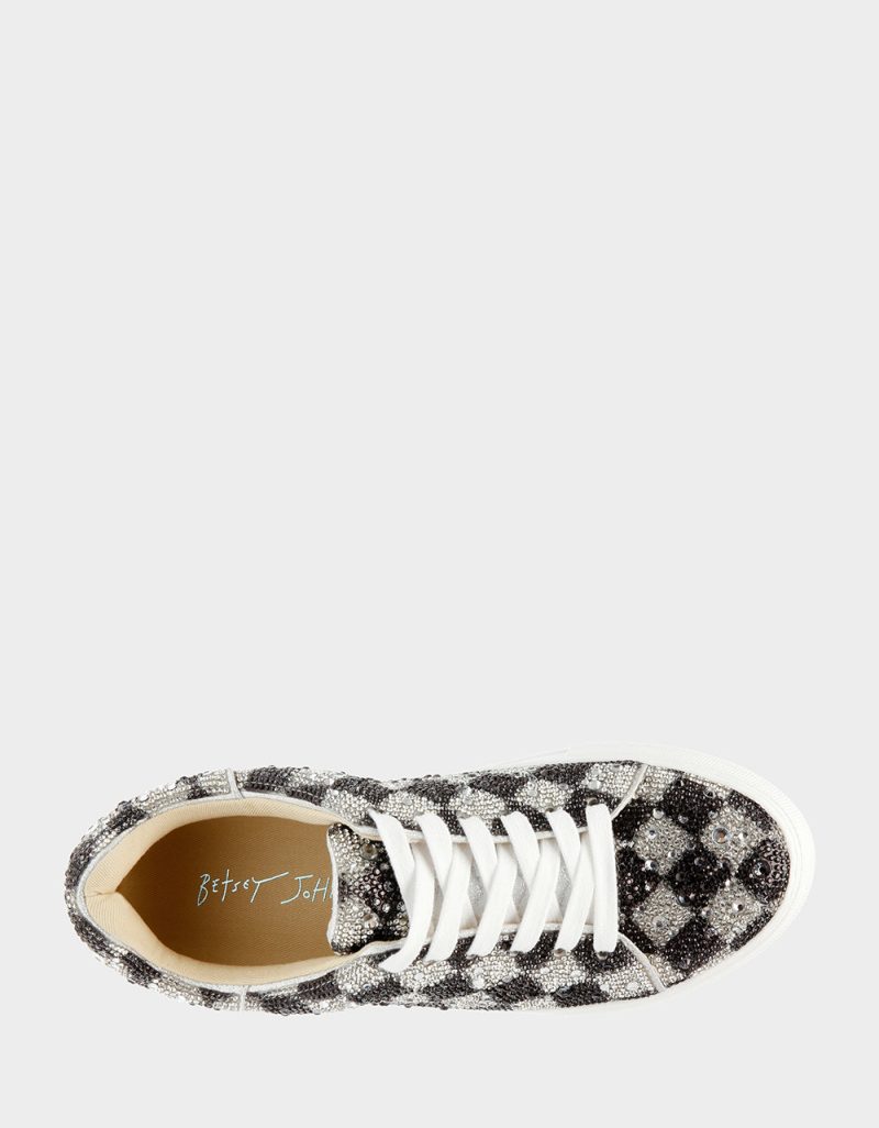 BETSEY JOHNSON SHOES SB SIDNY CHECKER TOP