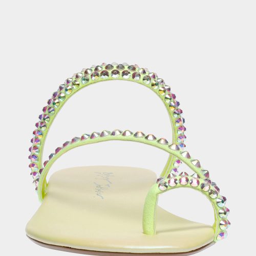 BETSEY JOHNSON SHOES SB SILAS LIME FRONT