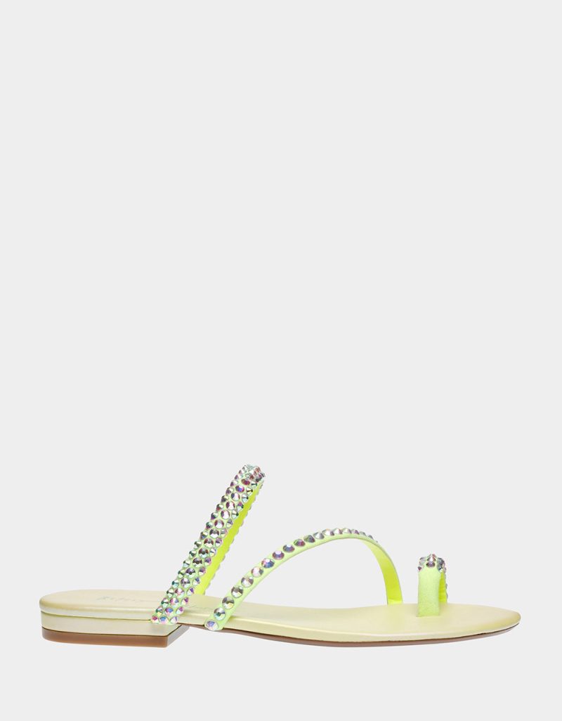 BETSEY JOHNSON SHOES SB SILAS LIME SIDE