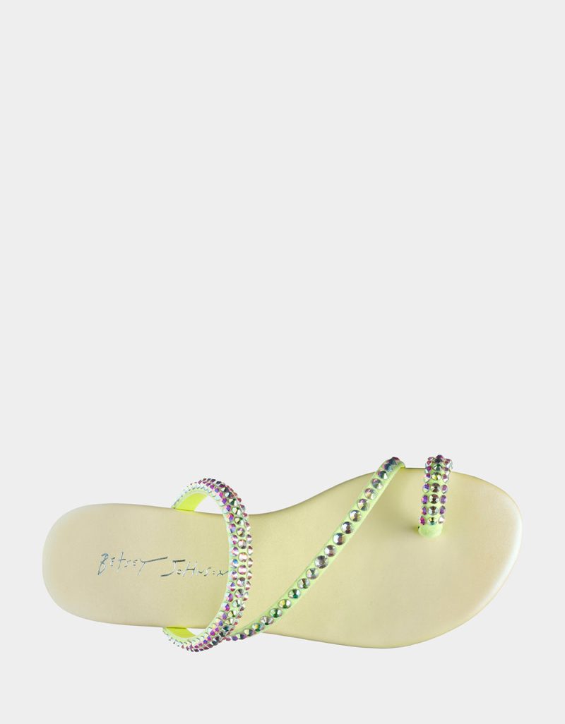 BETSEY JOHNSON SHOES SB SILAS LIME TOP