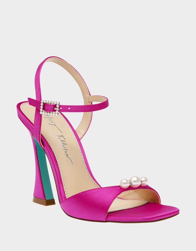 BETSEY JOHNSON SHOES SB STORY FUCHSIA