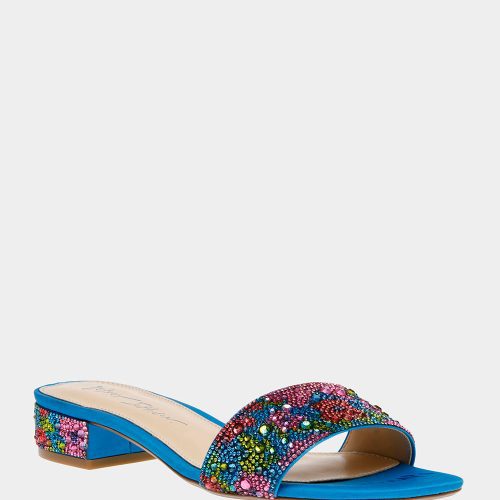 BETSEY JOHNSON SHOES SB SUNNY BLUE POPPY